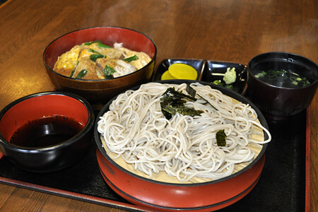かつ丼ざるそばセット